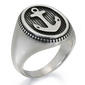 Mens Gentlemans Classics&#40;tm&#41; Stainless Steel Anchor Ring - image 1