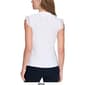 Womens Tommy Hilfiger Sleeveless Ruffle Front V-Neck Blouse - image 2
