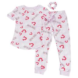 Girls True Religion 3pc. Floral/Logo Pajama Set