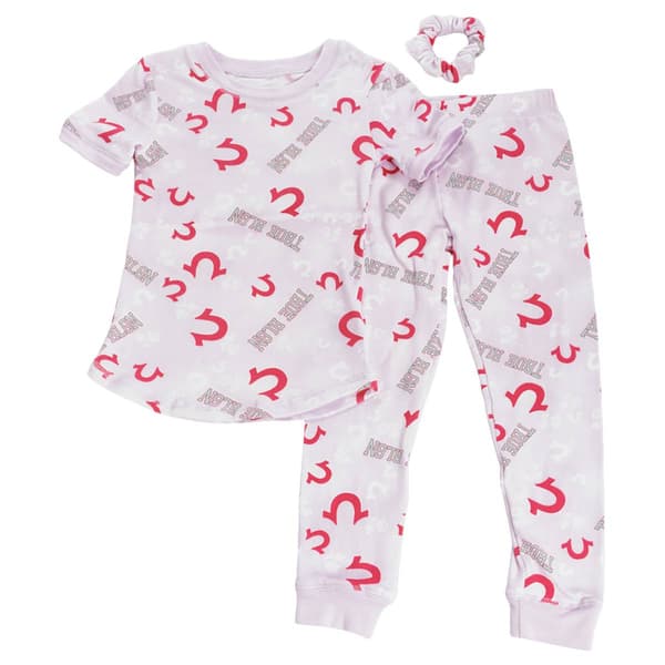 Girls True Religion 3pc. Floral/Logo Pajama Set - image 
