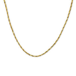 Gold Over Silver 24in. Tornado Chain Necklace