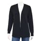 Womens 89th & Madison Long Sleeve Ribbed Shoulder Cardigan - image 1