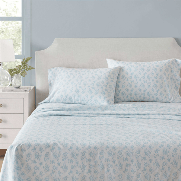 Martha Stewart Core Floral Sheet Set - image 