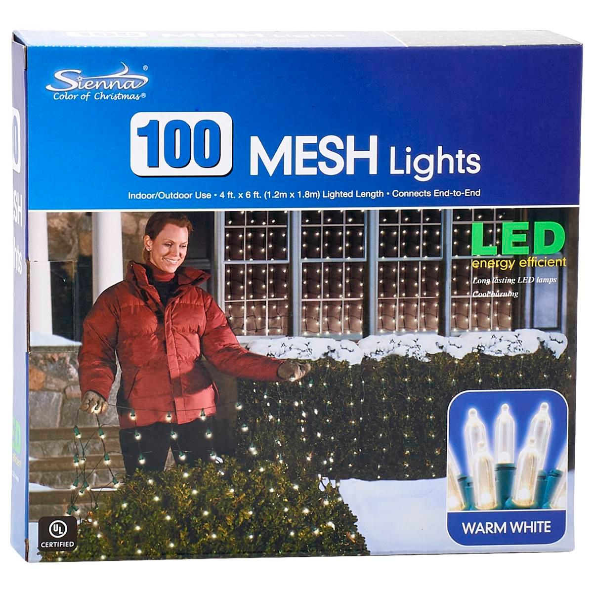 Sienna 4x6ft. 100ct. LED Warm White Net Lights