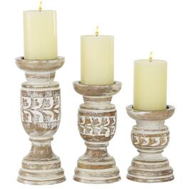 9th & Pike&#40;R&#41; Weathered Candle Holder - Set of 3