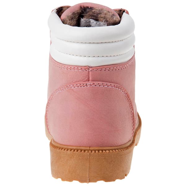 Big Girls Rugged Bear Lace-Up Boots