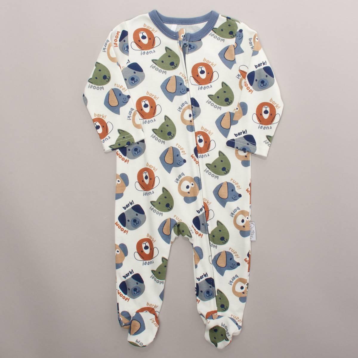 Baby Boy (NB-9M) Quiltex Puppy Basic Sleep N Play Sleeper