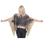 Womens White Mark Eagle Wings Poncho - image 3