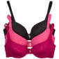 Juniors Juicy Couture 3pk. Leopard Push Up Bras - JC2549-3PKC - image 1