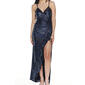 Juniors Emerald Sundae Shimmer & Glory Ruffled Maxi Dress - image 3