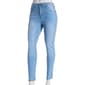 Petite Bleu Denim Basic Solid 5 Pocket Fit Solution Skinny Jeans - image 1
