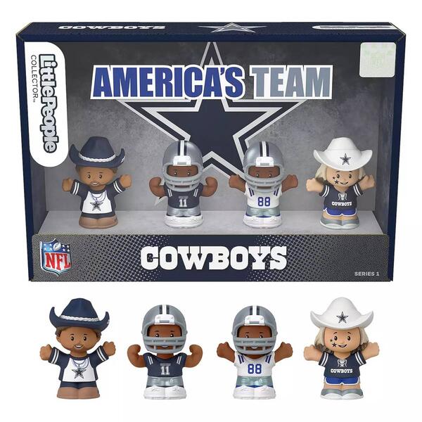 Little People&#40;R&#41; 5pk. NFL Dallas Cowboys Set - image 