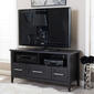 Baxton Studio Espresso TV Stand with 3 Drawers - image 1