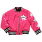 Toddler Girl Pink Platinum Dance Studio Bomber Jacket - image 2