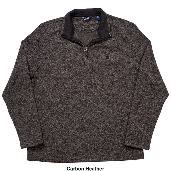 Mens IZOD&#174; Solid 1/4 Zip Sweater