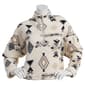 Juniors Poof! Aztec Quarter Zip Woobie Pullover Sweater - image 1