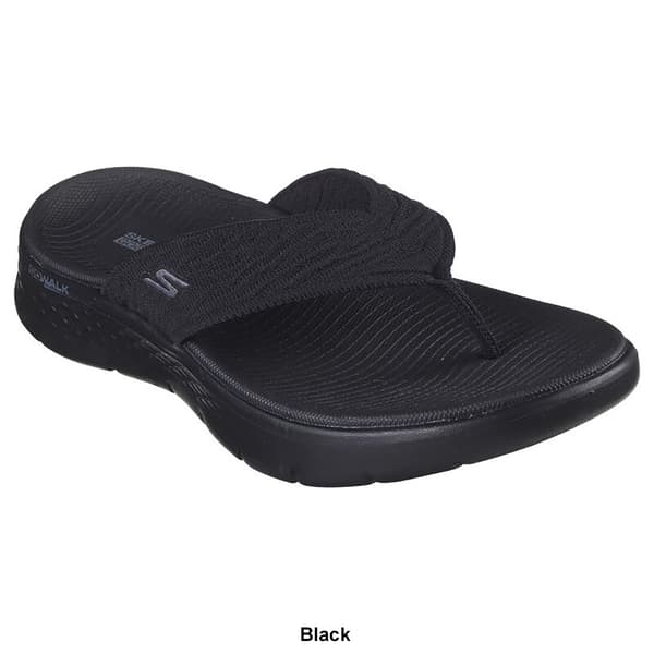 Womens Skechers Go Walk Flex Splendor Thong Sandals