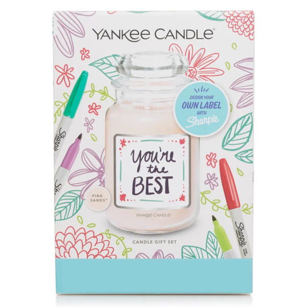 Yankee Candle&#174; 22oz. Sharpie Pink Sands Candle Gift Set