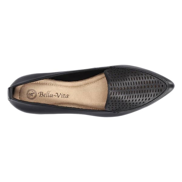 Womens Bella Vita Alessi Perf Pointed Toe Flats