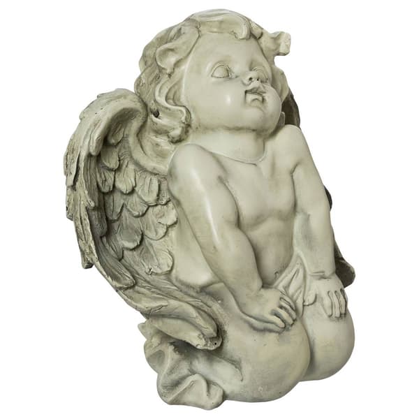 Northlight Seasonal Heavenly Gardens Kneeling Angel Garden Statue