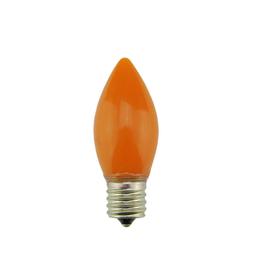 Sienna C9 Opaque Orange Christmas Replacement Bulbs - Set of 4