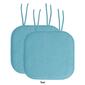 Sweet Home Collection Honeycomb Memory Foam Chair Pads w/ Ties - image 20