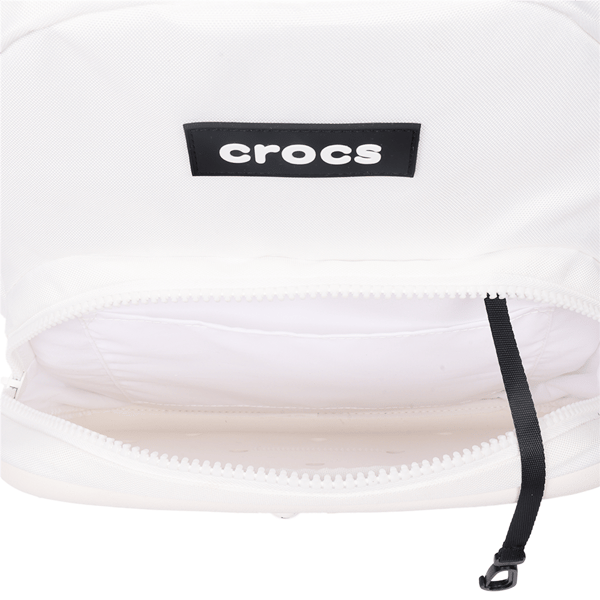 Crocs™ Back to School White Backpack with Sports Jibbitz™ Charms