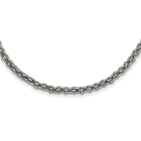 Mens Gentlemen's Classics&#40;tm&#41; Silver Stainless Steel Necklace - image 