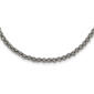 Mens Gentlemen's Classics&#40;tm&#41; Silver Stainless Steel Necklace - image 1