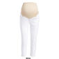 Womens Times Two Over The Belly Super Stretch Maternity Capris - image 2