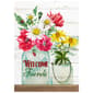 Northlight Seasonal Welcome Friends Spring Bouquet Garden Flag - image 2