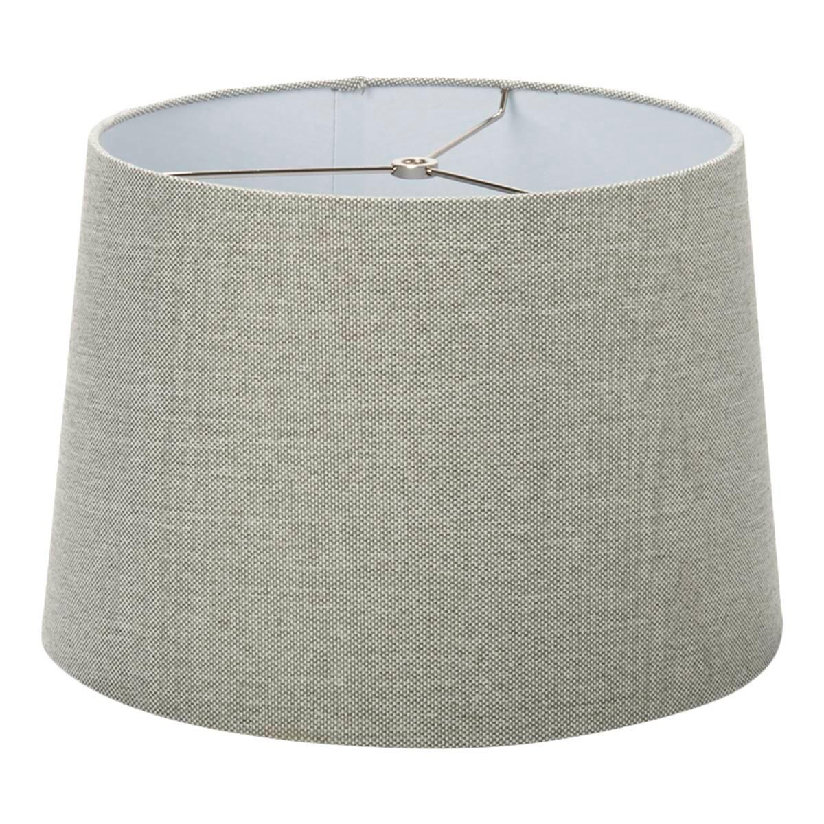 Fangio Lighting Textured Linen Hardback 12in. Drum Shade -...