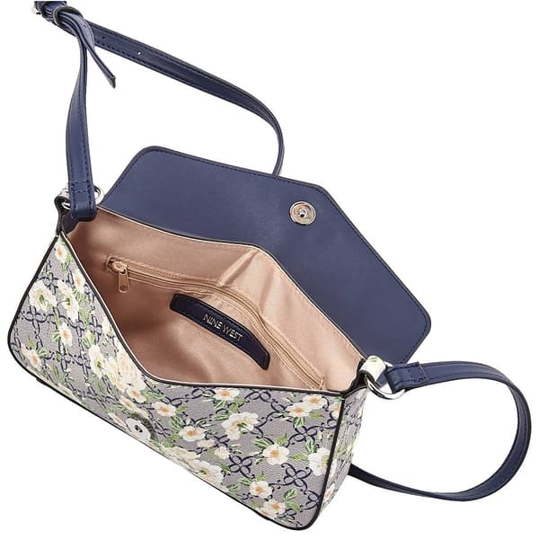 Nine West Bowie Mini Flap Floral Crossbody