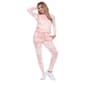 Womens White Mark 2pc. Tie-Dye Pants Set - image 3