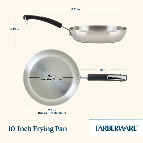 Farberware&#174; Brilliance Stainless Steel 10in. Frying Pan