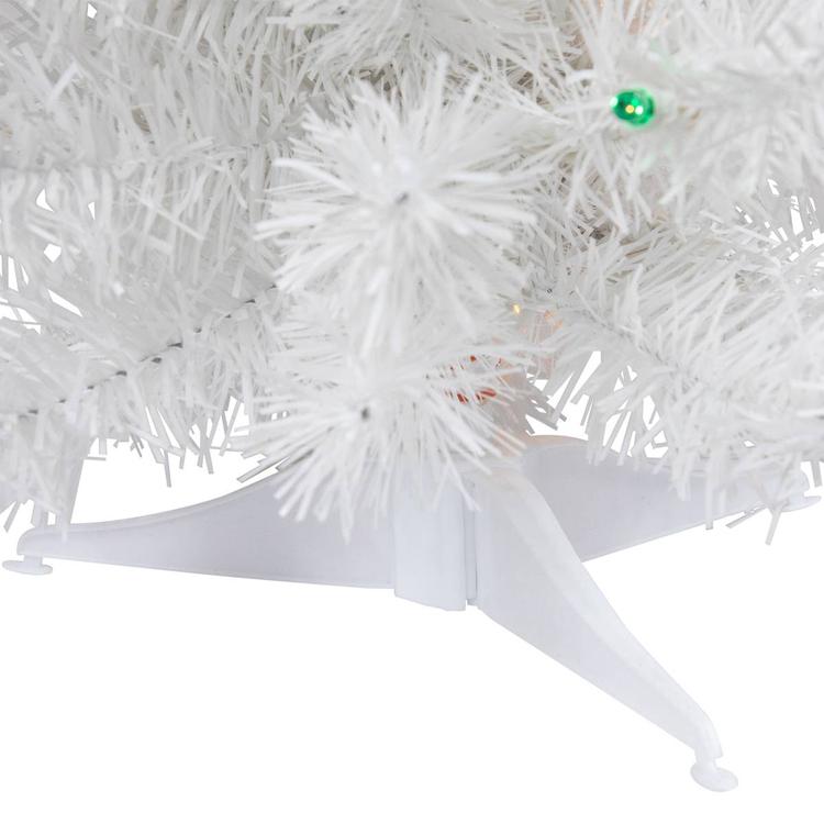 Northlight 18in. Pre-Lit White Artificial Christmas Tree