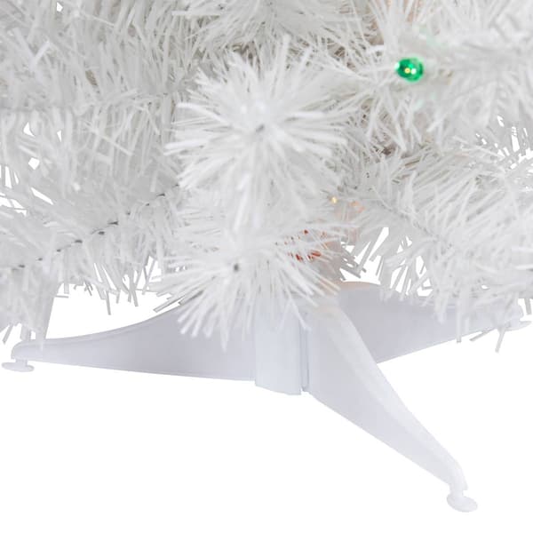 Northlight 18in. Pre-Lit White Artificial Christmas Tree