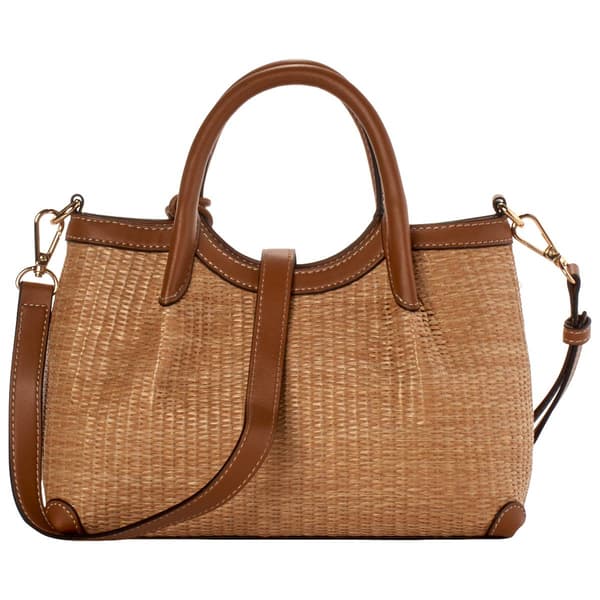 Nine West Sullivin Straw Satchel