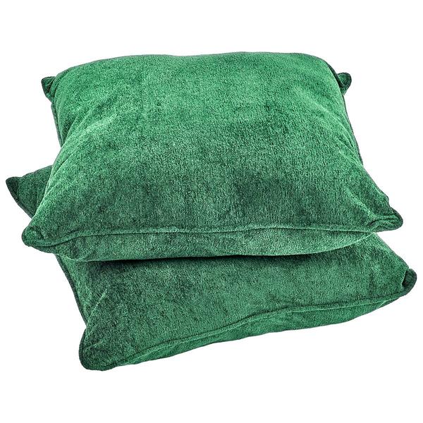 Cozy Living 2pk Chenille Solid Decorative Pillows - 18x18 - image 