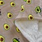 Adult Unisex Sherpy Reversible Wearable Avocado Blanket Hoodie - image 4
