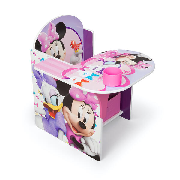 Delta Children Disney Minnie Mouse Chair Desk with Storage Bin