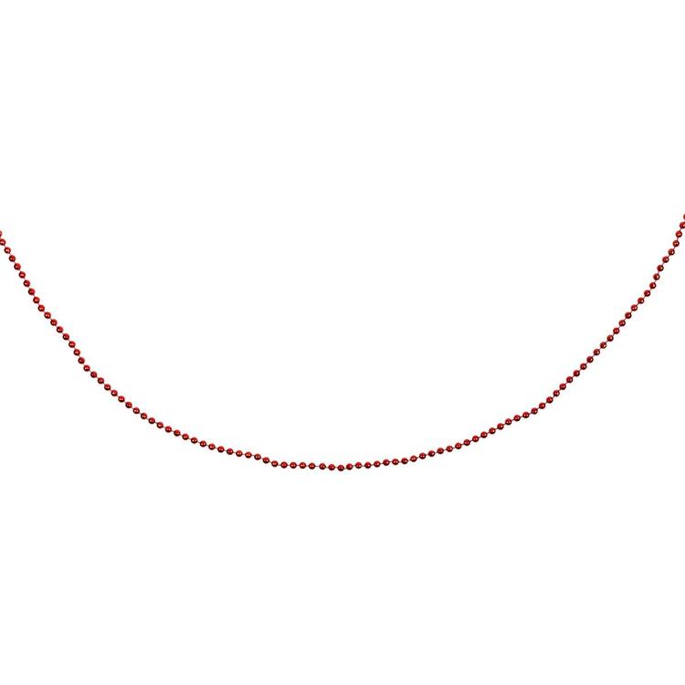 Northlight Seasonal Faceted Red Beaded Christmas Garland