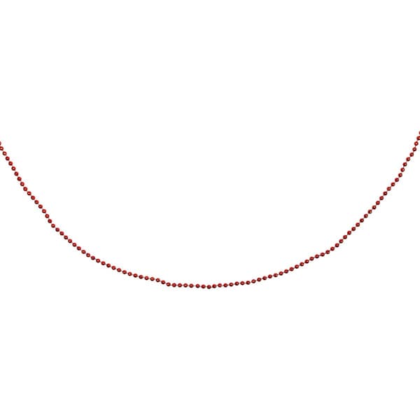 Northlight Seasonal Faceted Red Beaded Christmas Garland