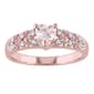Gemstone Classics(tm) Silver 1/2ctw. Morganite Ring - image 1
