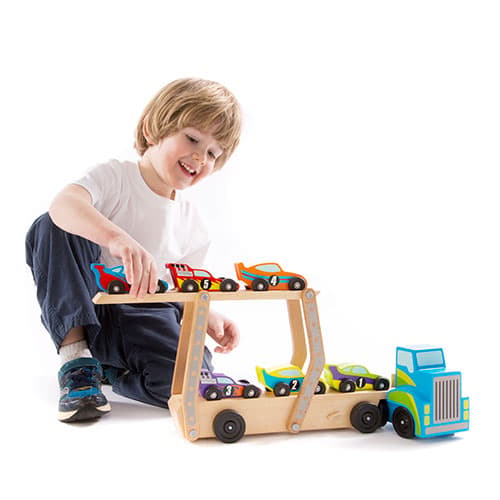 Melissa &amp; Doug® Mega Race-Car Carrier