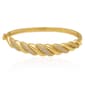 14kt. Gold Plated CZ San Marco Bangle Bracelet - image 2