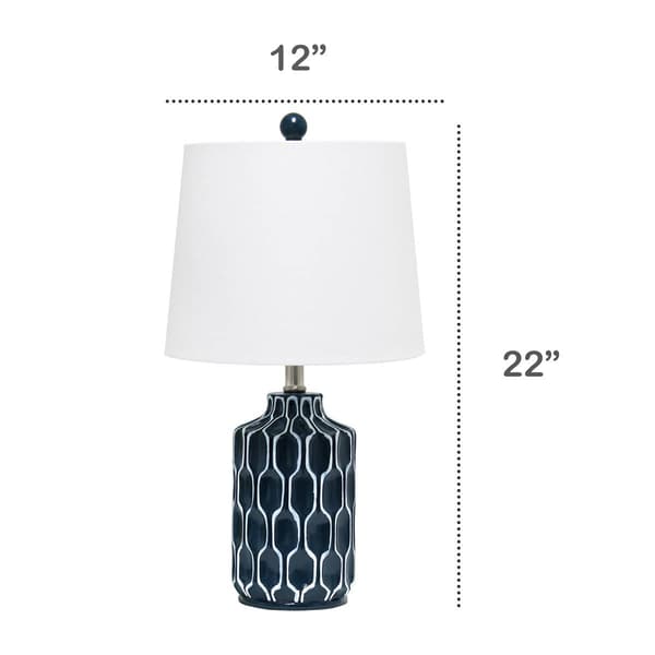 Lalia Home Classix Lalia Home Moroccan Table Lamp w/Fabric Shade