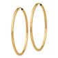 Gold Classics&#8482; 41mm. 14k Polished Endless Hoop Earrings - image 2