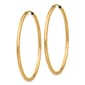 Gold Classics&#8482; 41mm. 14k Polished Endless Hoop Earrings - image 2