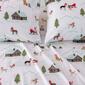 Freshfolds Cotton Pups With Hats Holiday 4pc. Flannel Sheet Set - image 4